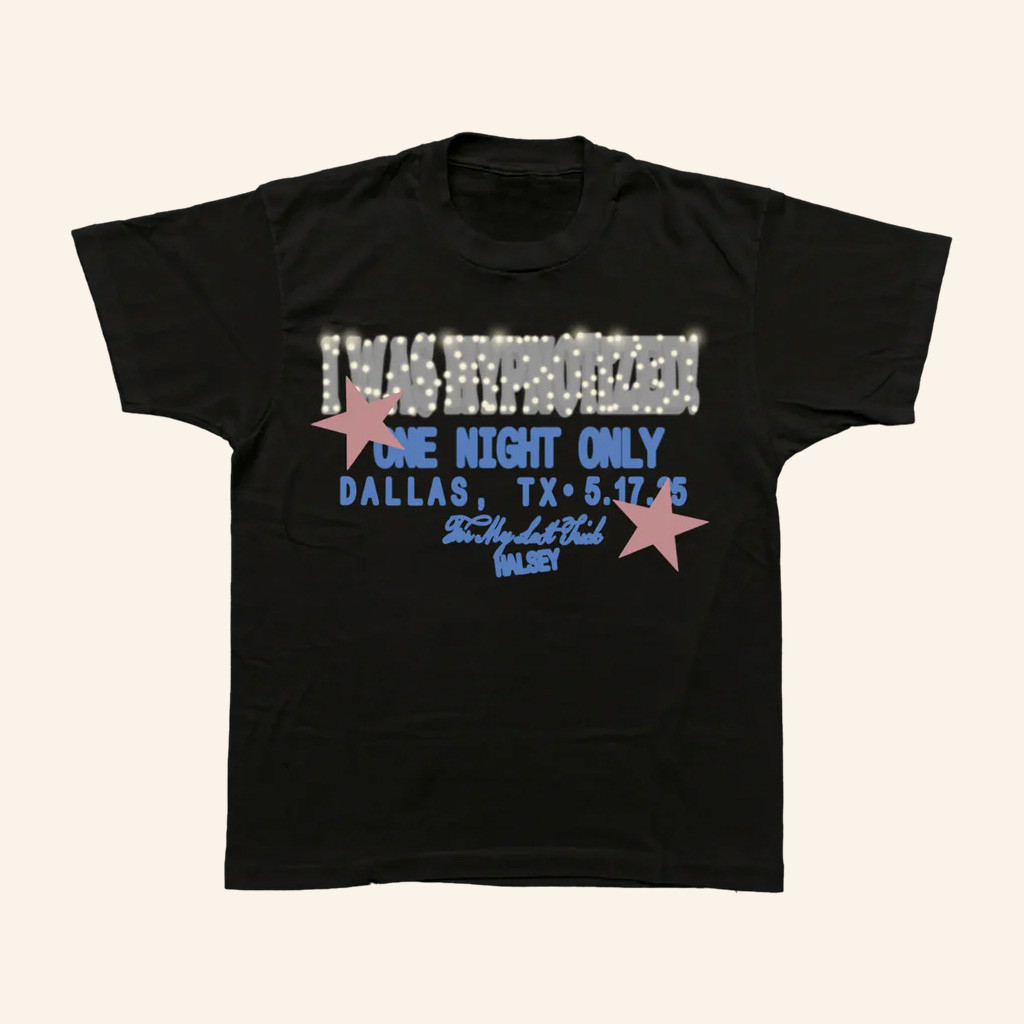Halsey Merch Dallas One Night T-Shirt Christmas Cool Gifts For Music Lovers