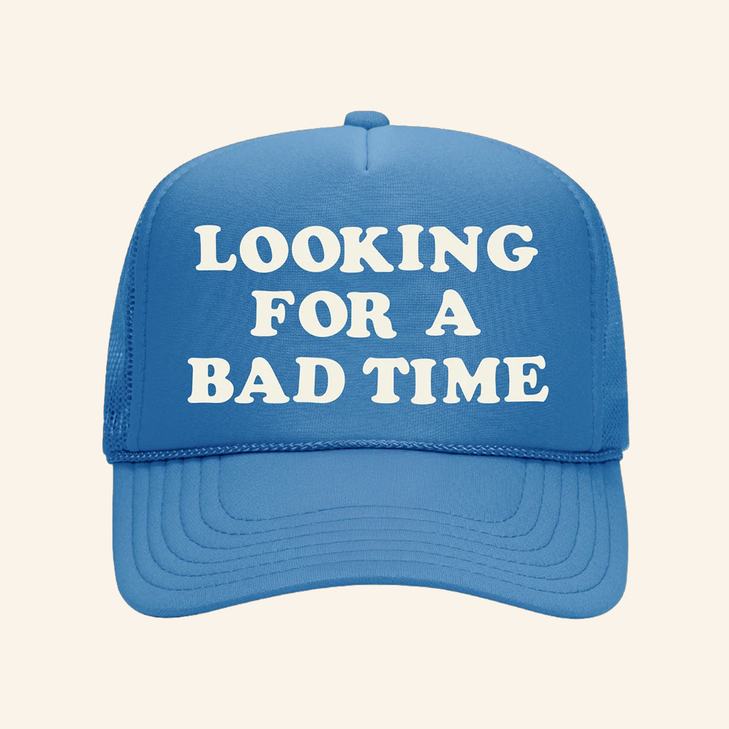 Halsey Merch Looking For A Bad Time Trucker Hat Presents For Music Lovers