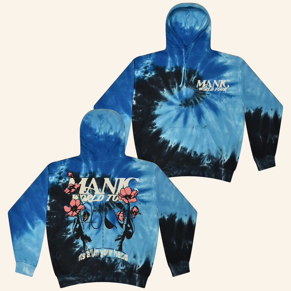 Halsey Merch Manic Tie Dye Hoodie Christmas Gifts For Daughter