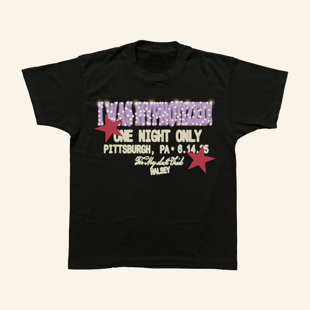 Halsey Merch Pittsburgh One Night T-Shirt Christmas Presents For Wife Halsey Merch Pittsburgh One Night T-Shirt Christmas Presents For Wife