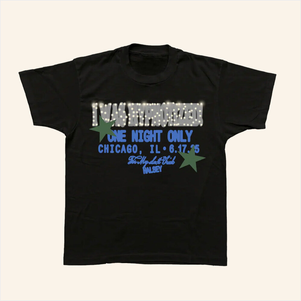 Halsey Merch Tour 2025 Chicago One Night T-Shirt Birthday Gifts For Friends Gifts For Him