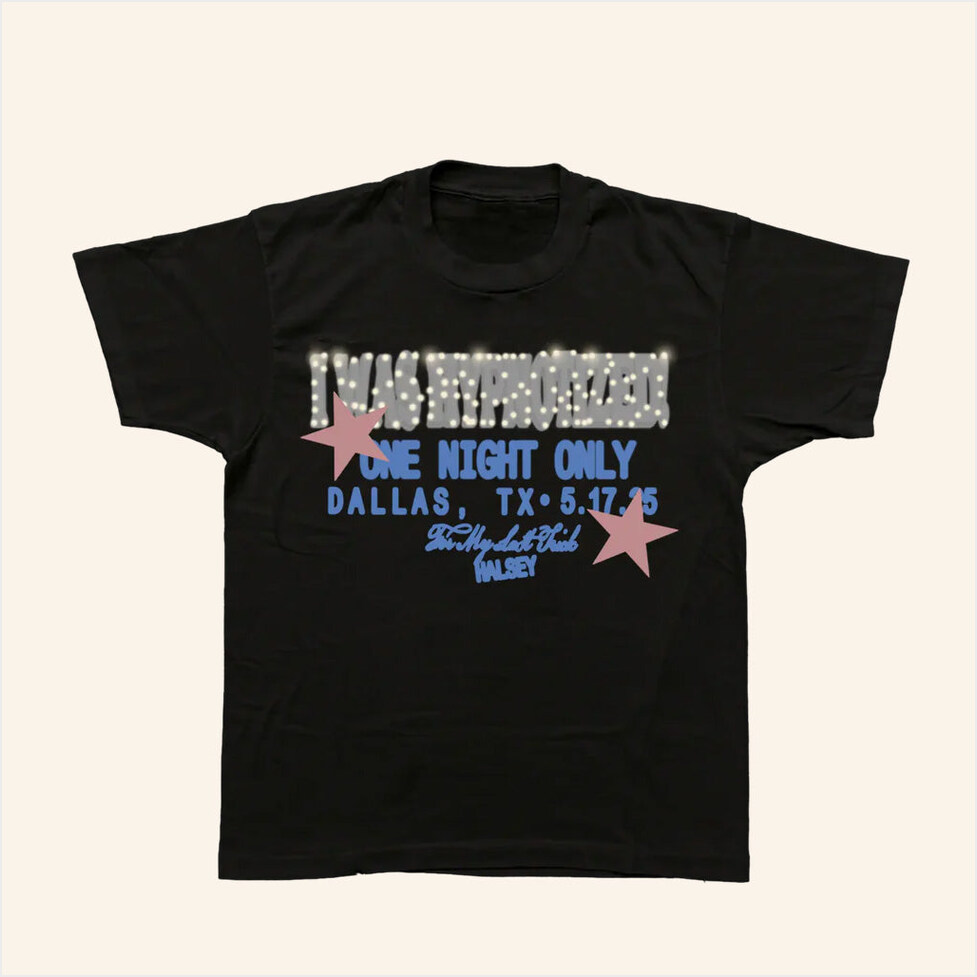 Halsey Merch Tour 2025 Dallas One Night T-Shirt Birthday Gifts For Wife Gifts For Fans