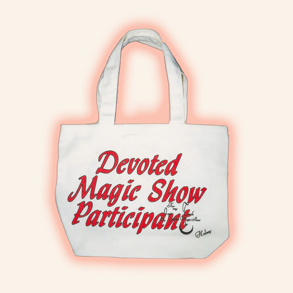 Halsey Merch Tour 2025 Devoted Magic Show Participant Tote Bag Gifts For Besties Halsey Merch Tour 2025 Devoted Magic Show Participant Tote Bag Gifts For Besties