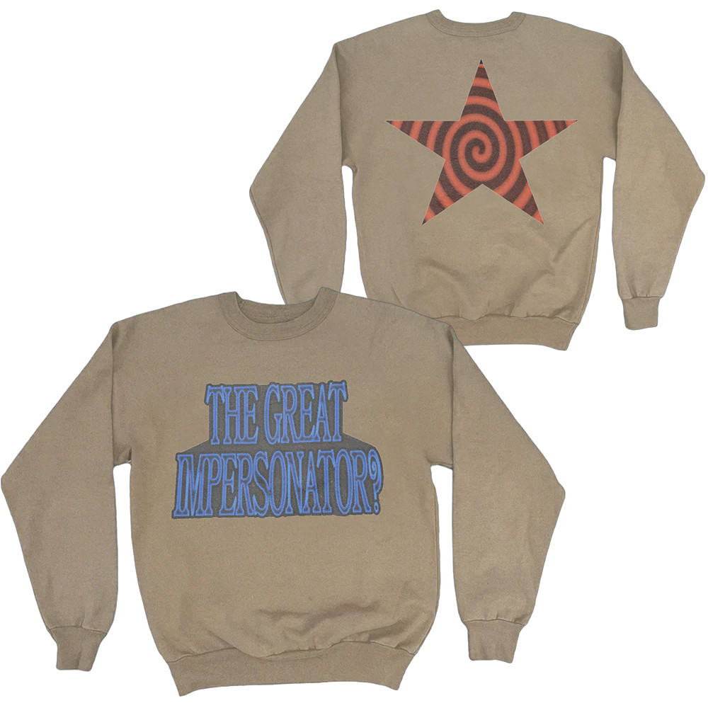Halsey Tour Merch Sweatshirt The Great Impersonator Brown Crewneck Fan Gifts For Girls