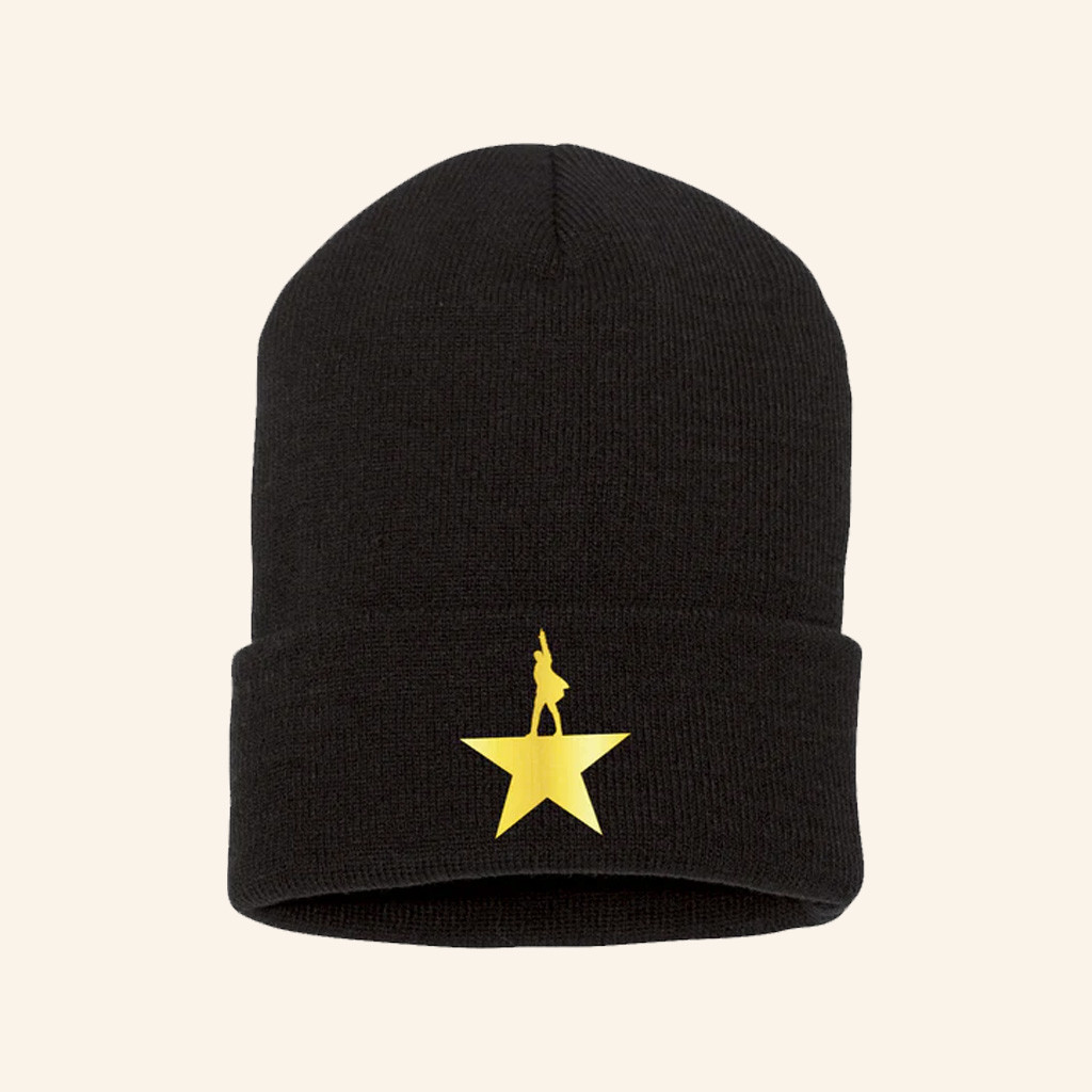 Hamilton Merch Gold Star Beanie Christmas Gift Ideas For Brothers