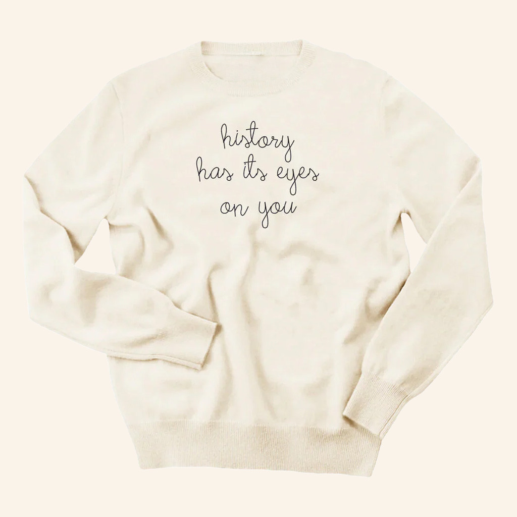 Hamilton Merch Hamilton X Lingua Franca History Sweater Christmas Presents For Wife