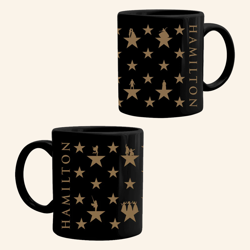 Hamilton Merch Star Pattern Mug Unique Birthday Gift For Husband