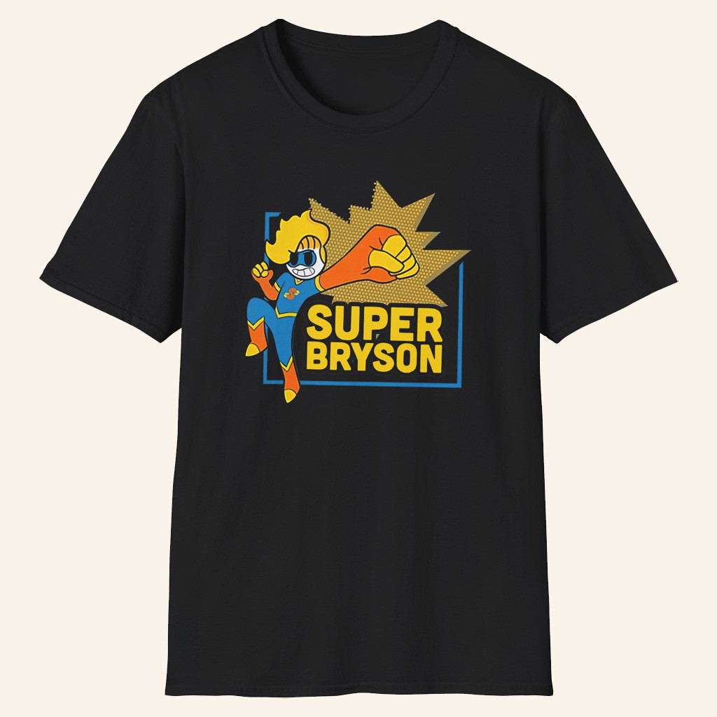 Haminations Merch Super Bryson Black T-Shirt Gifts Ideas For Friends