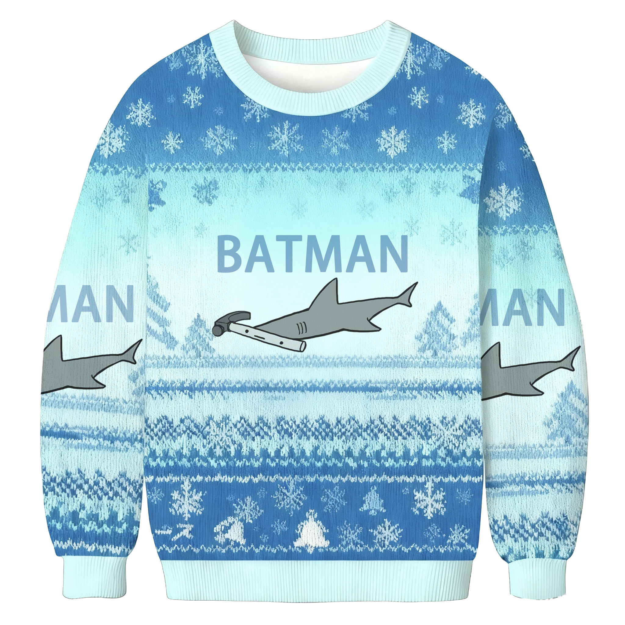 Hammer Batman Meme Christmas Ugly Sweater Xmas Clothing Christmas Gift Ideas