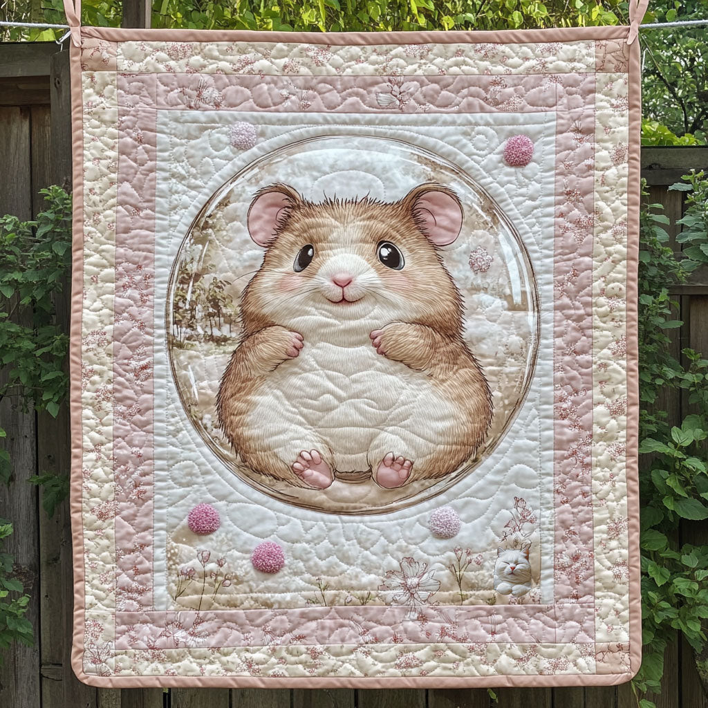 Hamster Happy Holiday Xmas Quilt Blanket Christmas Gifts For Your Girlfriend