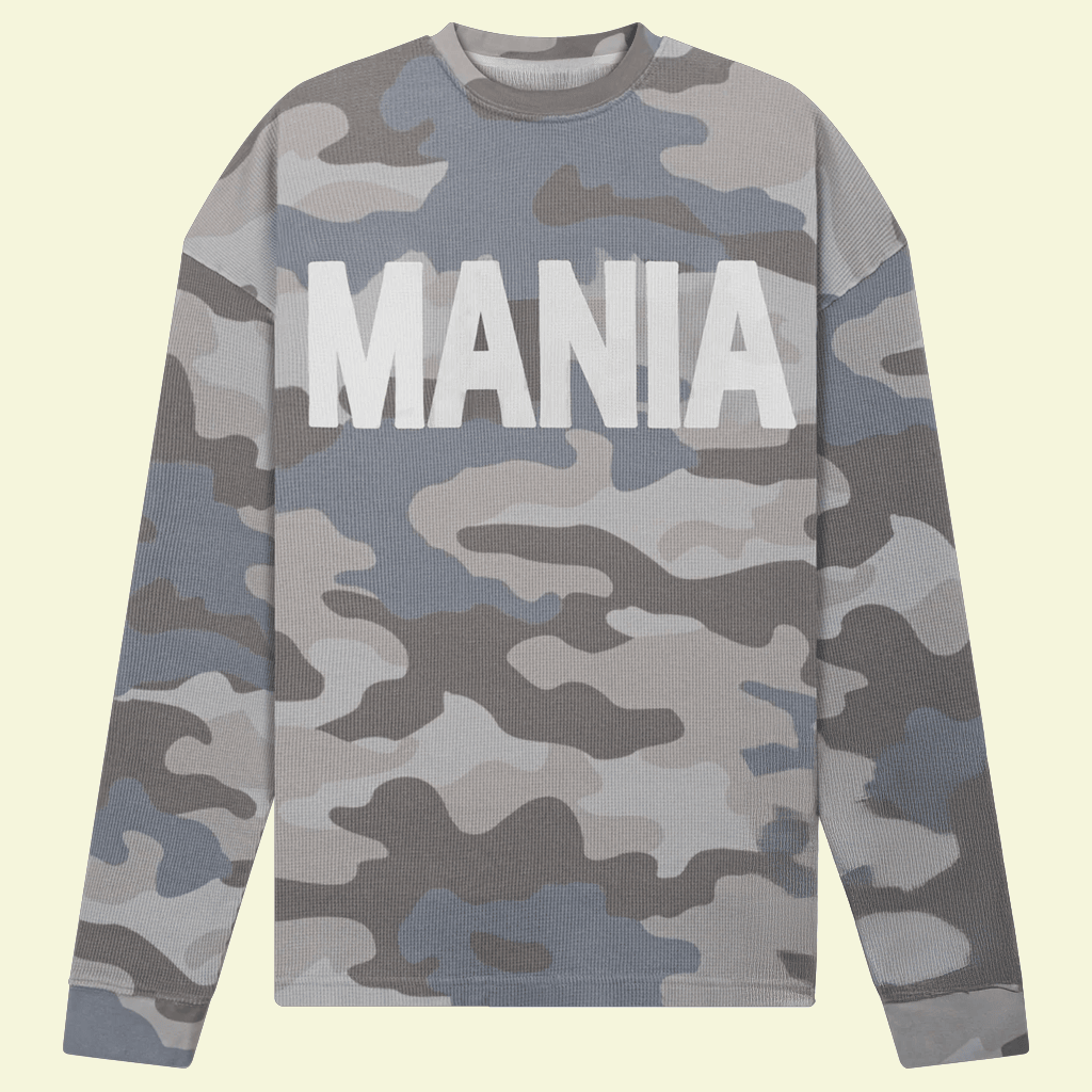 Hamza Merch Mania Camo Long Sleeve T-Shirt Birthday Gift Ideas For Friends