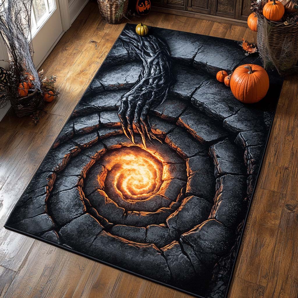 Hands of Hellfire Area Rug Large Rugs For Living Room Mother And Son Christmas Gifts
