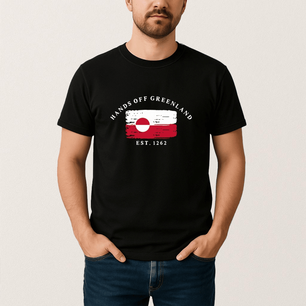 Hands Off Greenland Est 1262 T-Shirt Funny MAGA Shirt Unique Gift For Activists
