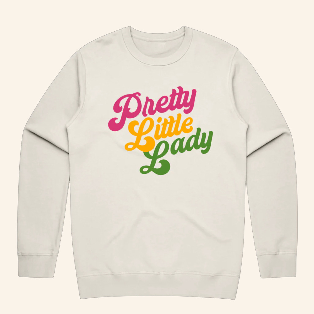 Handsome Pod Merch Pretty Little Lady Crewneck Sweatshirt Gifts For Sister Handsome Pod Merch Pretty Little Lady Crewneck Sweatshirt Gifts For Sister