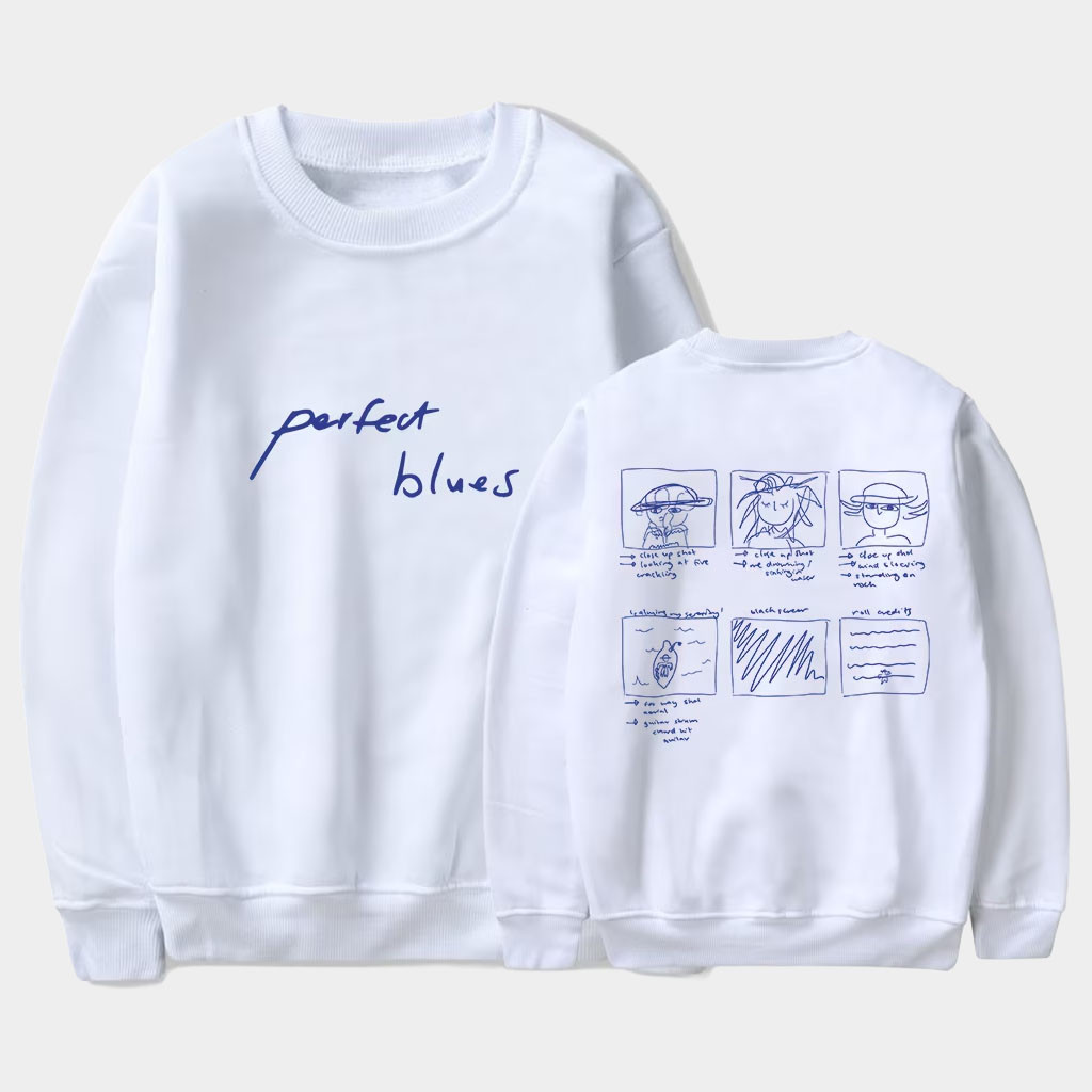 Hannah Bahng Merch 2026 Prefect Blues Crewneck Hannah Bahng Sweatshirt Gifts For Music Fans