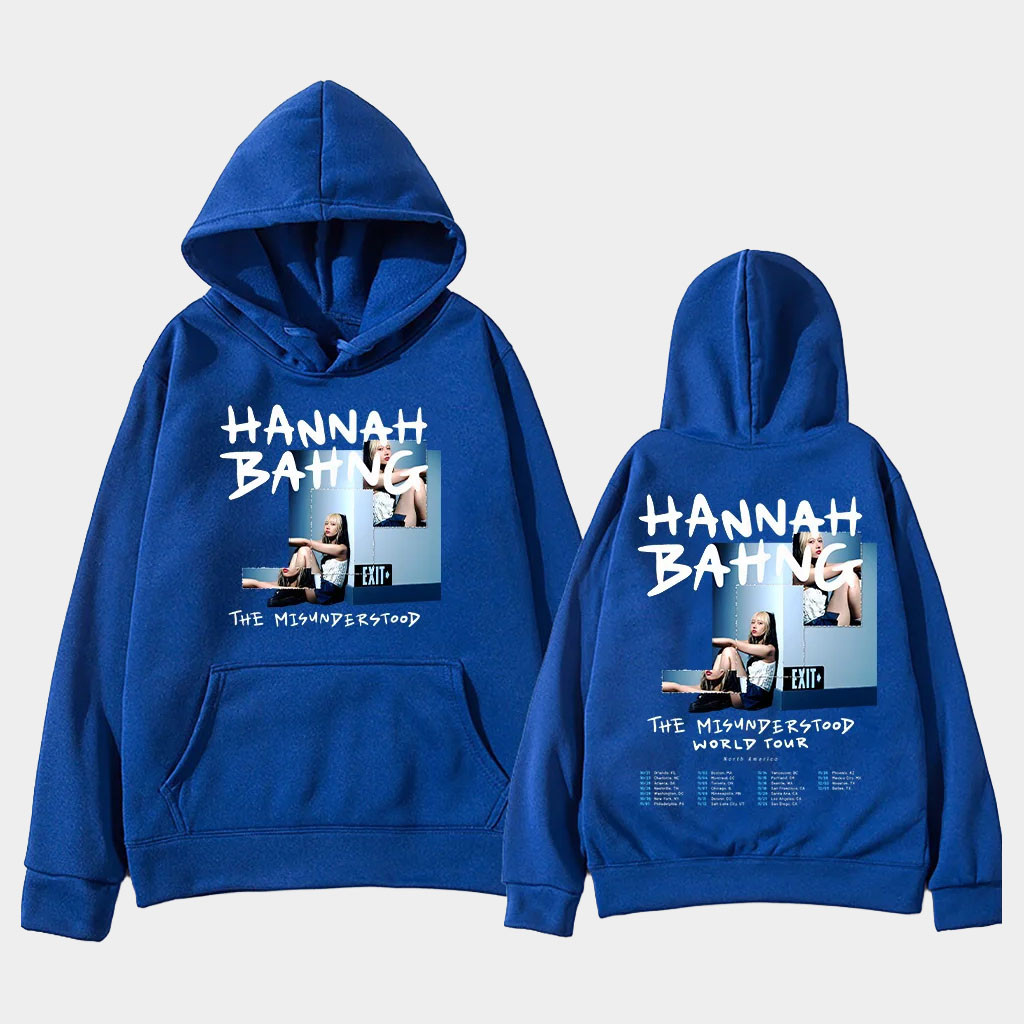 Hannah Bahng Merch The Misunderstood Tour 2025 Hoodie Unique Gifts For Music Lovers