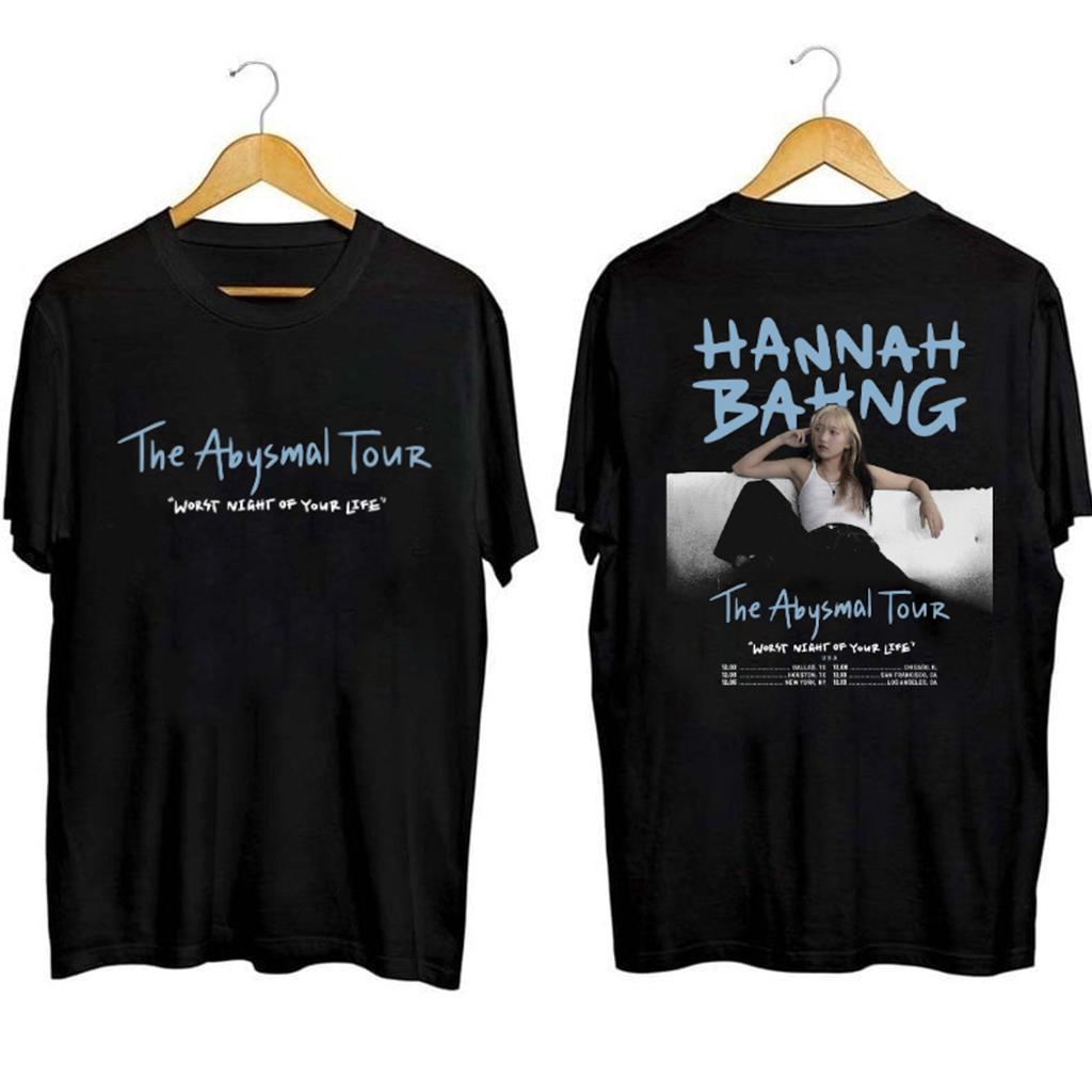 Hannah Bahng The Abysmal Tour Shirt Hannah Bahng Merch Gift Ideas For Her Hannah Bahng The Abysmal Tour Shirt Hannah Bahng Merch Gift Ideas For Her