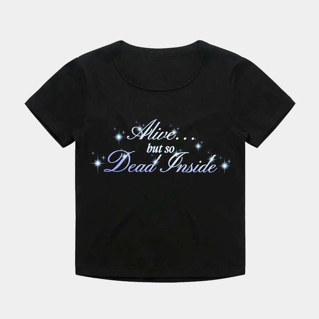 Hannah Diamond Merch Fade Away Baby Tee Alive But So Dead Inside Shirt Gifts For Her-1
