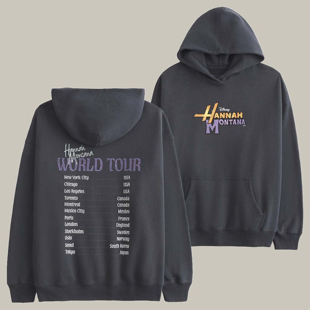 Hannah Montana 20th Anniversary 2026 World Tour Hoodie Disney Fan Apparel Gift For Mother's Day
