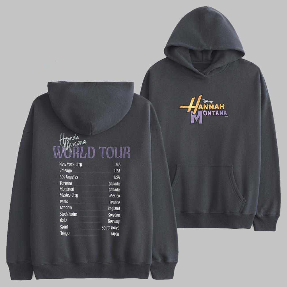 Hannah Montana 20th Anniversary 2026 World Tour Hoodie Hannah Montana Fan Apparel