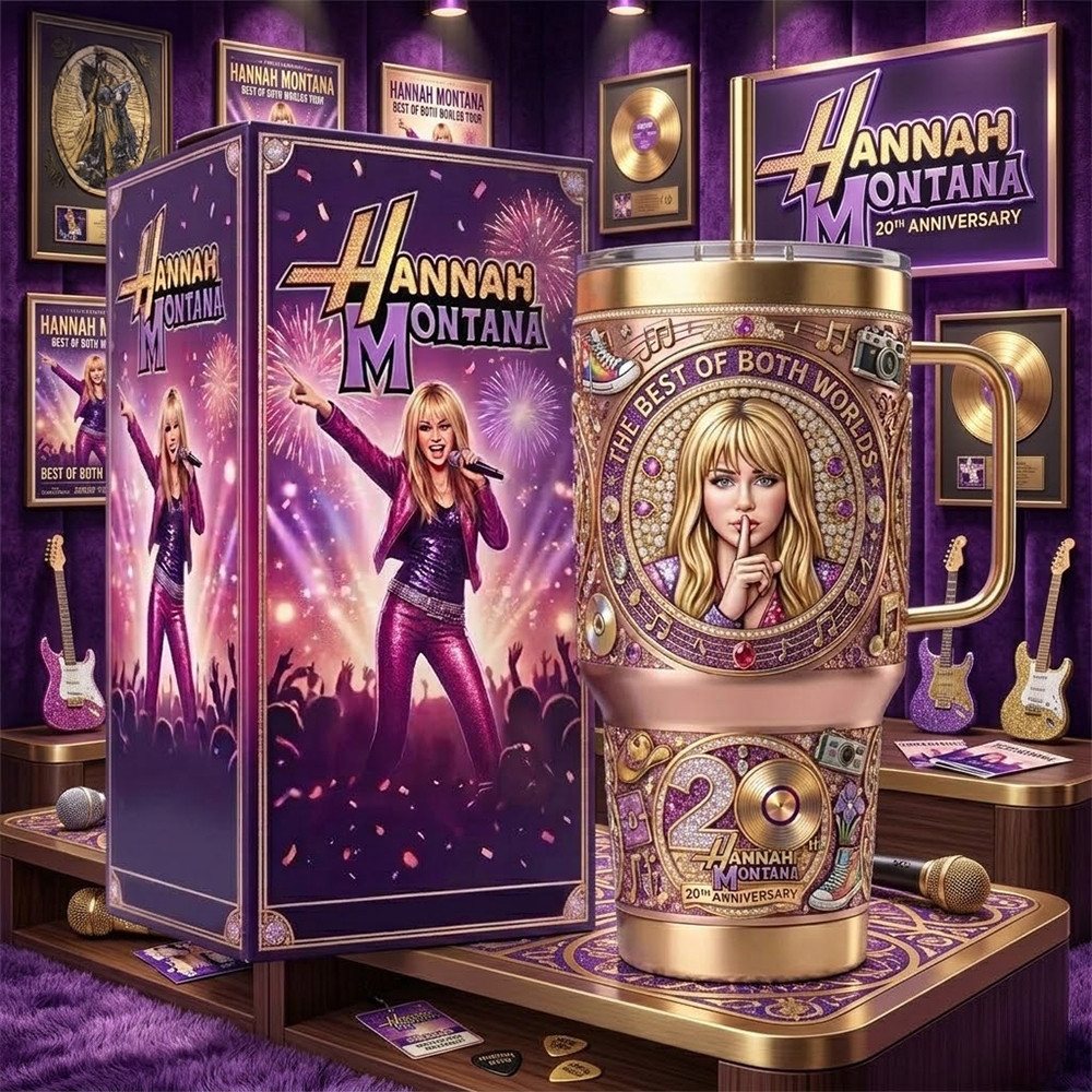 Hannah Montana 20Th Anniversary Stanley Tumbler Hannah Montana Fan Merch Music Lover Gift