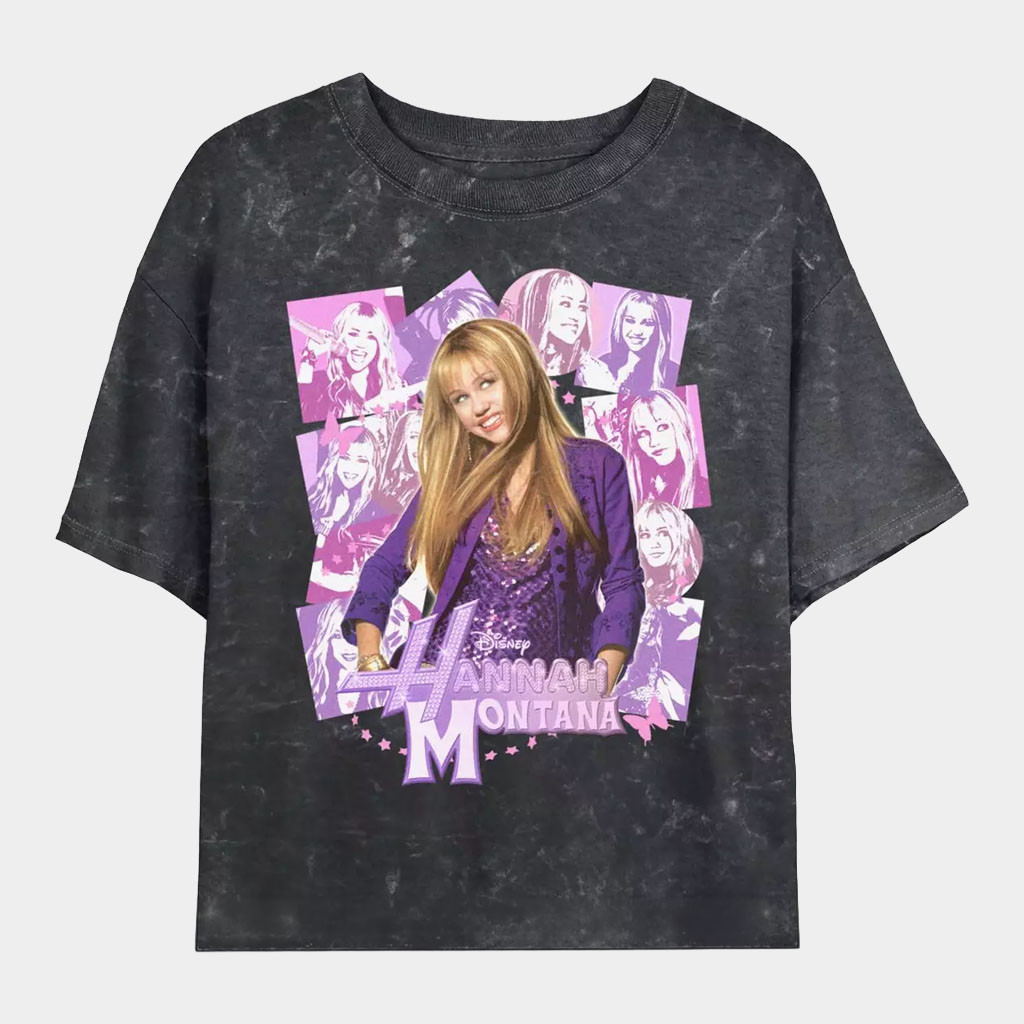 Hannah Montana Merch 2026 D Channel Hannah Montana Collage T-Shirt Best Gifts For Fans