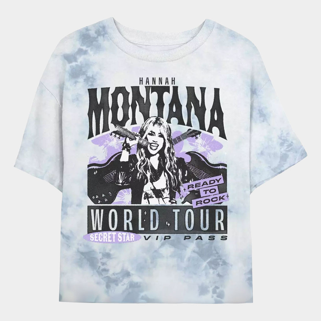 Hannah Montana Merch 2026 D Channel Hannah Montana Country Rockin' World Tour T-Shirt Fan Gifts Hannah Montana Merch 2026 D Channel Hannah Montana Country Rockin' World Tour T-Shirt Fan Gifts