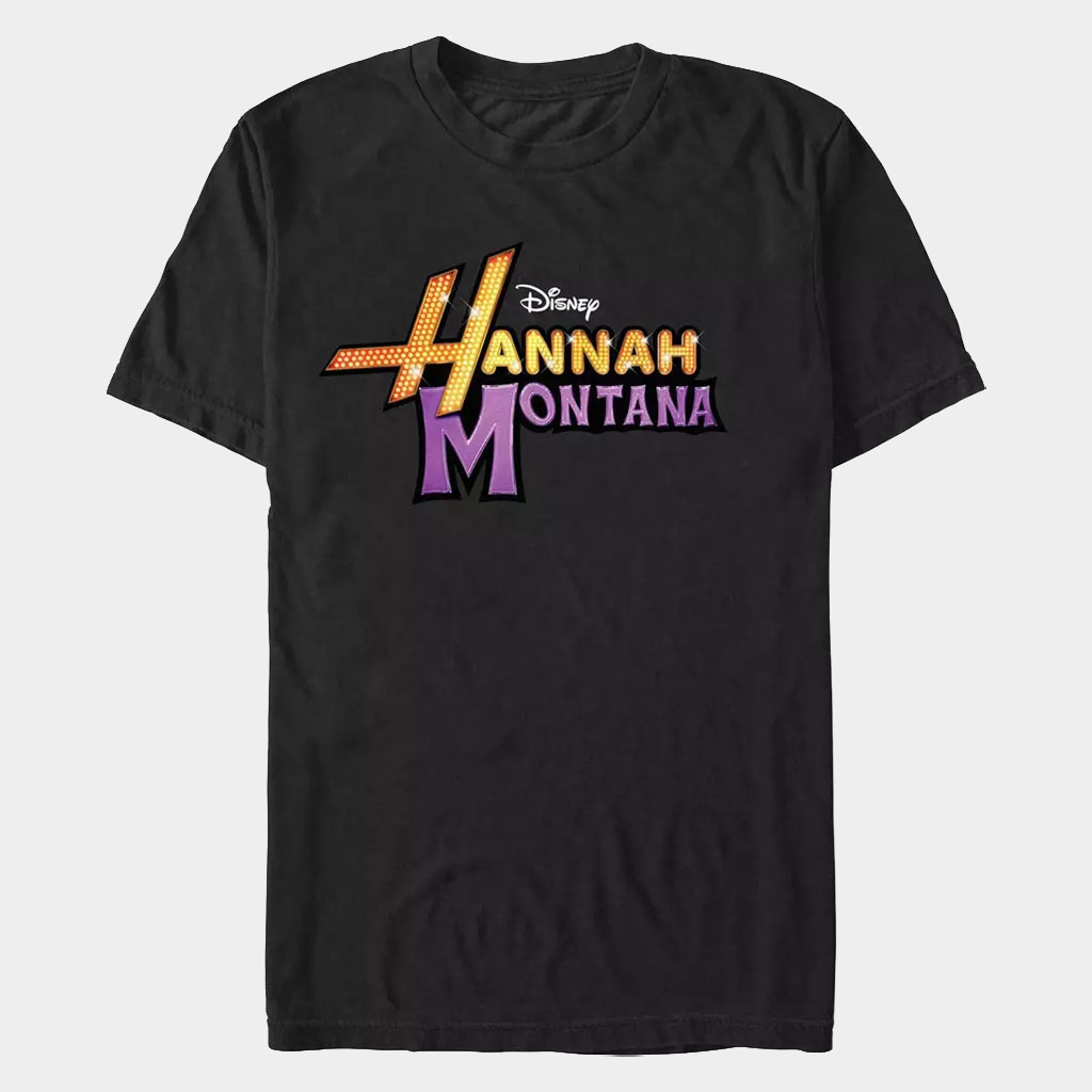 Hannah Montana Merch 2026 D Channel Hannah Montana Glam Logo T-Shirt Birthday Ideas For Her