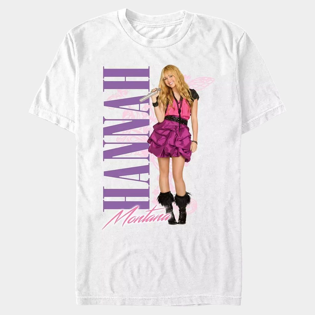 Hannah Montana Merch 2026 D Channel Hannah Montana On Tour T-Shirt Gifts For Besties