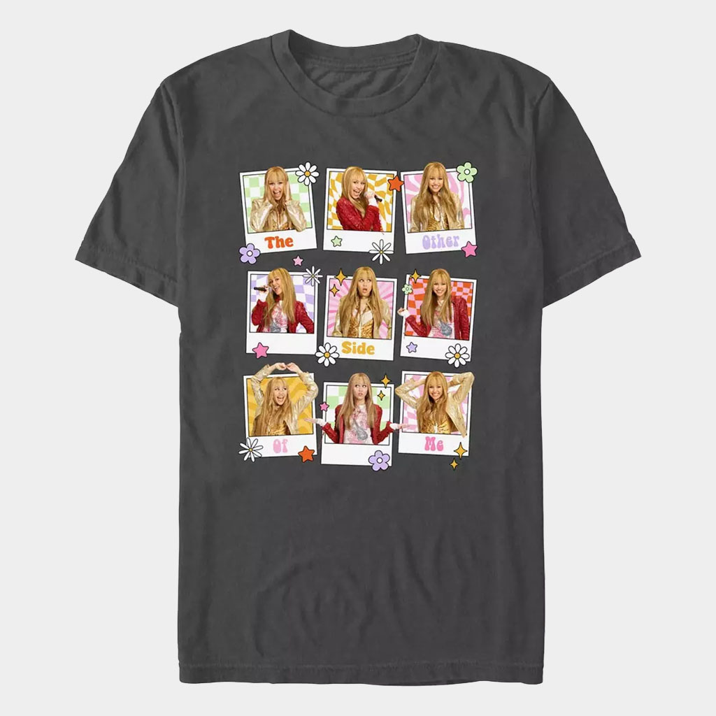 Hannah Montana Merch 2026 D Channel Hannah Montana's Polaroids T-Shirt Present For Fans