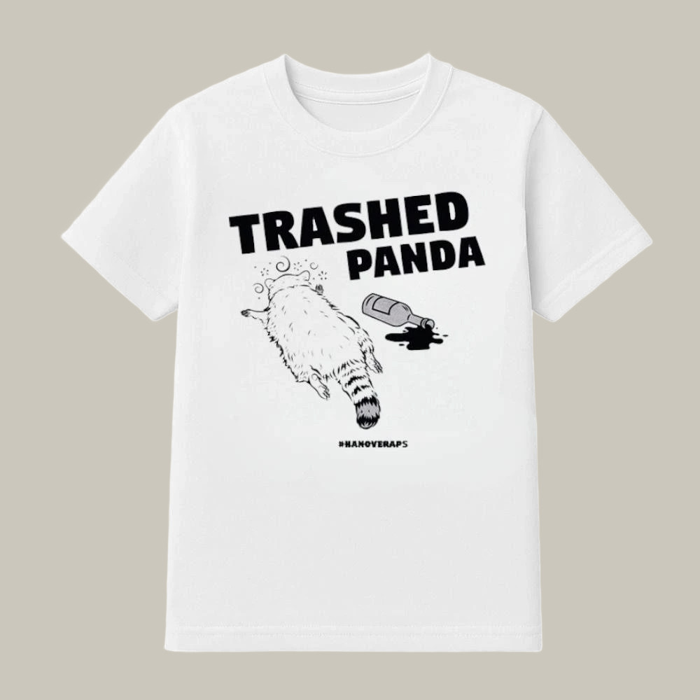 Hanover Trashed Panda T-Shirt Trashed Panda Merchandise Gifts For Him