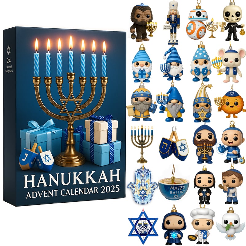 Hanukkah Advent Calendar 2025 24 Day Advent Calendar Christmas Gifts For Kids