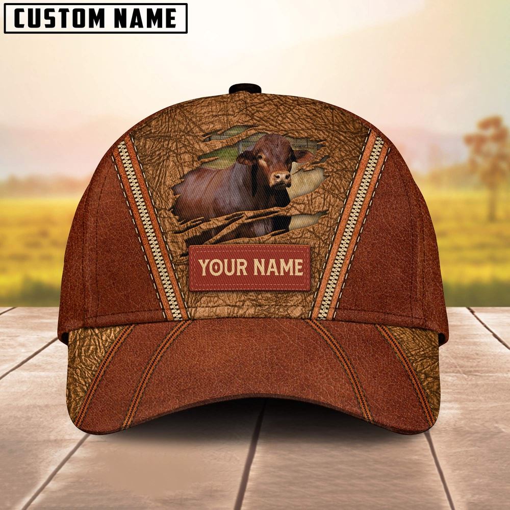 Happy Beefmaster Customized Name Cap Farm Cap Farmer Baseball Cap Gift For Farmer