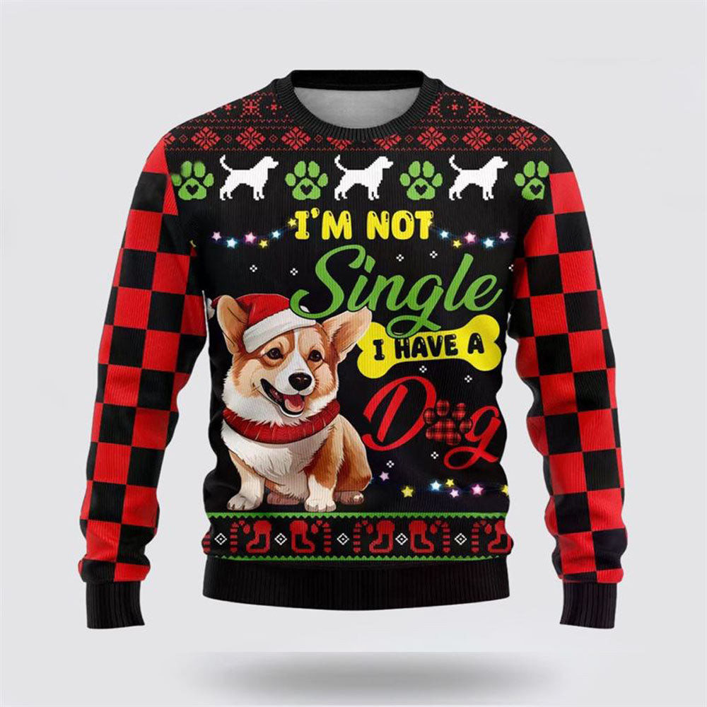 Happy Corgi Dog Ugly Christmas Sweater Christmas Gift For Dog Love