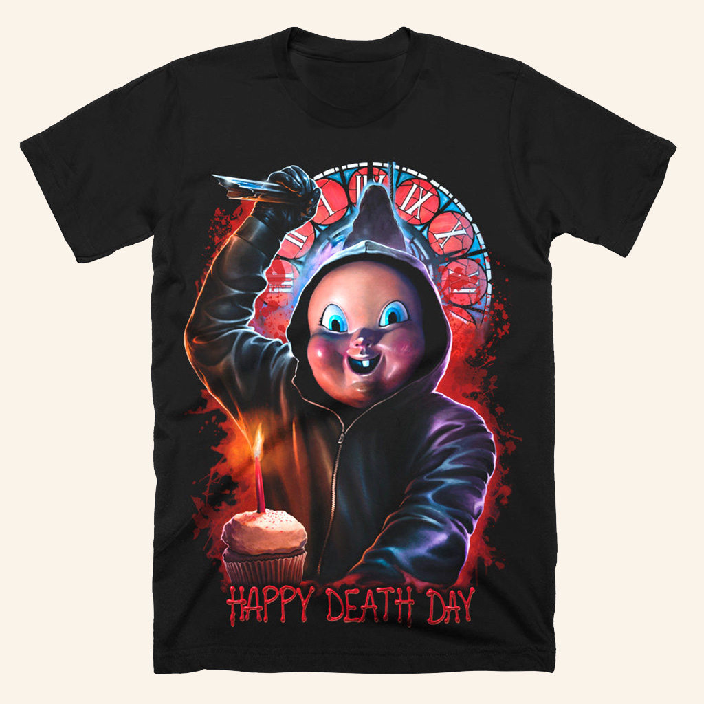 Happy Death Day Worst Birthday Ever T-Shirt Halloween Tee Shirts Gifts For Friends Happy Death Day Worst Birthday Ever T-Shirt Halloween Tee Shirts Gifts For Friends