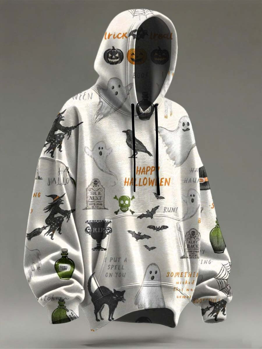 Happy Halloween Hoodie Skull Apparel Scary Things Presents For Horror Lovers