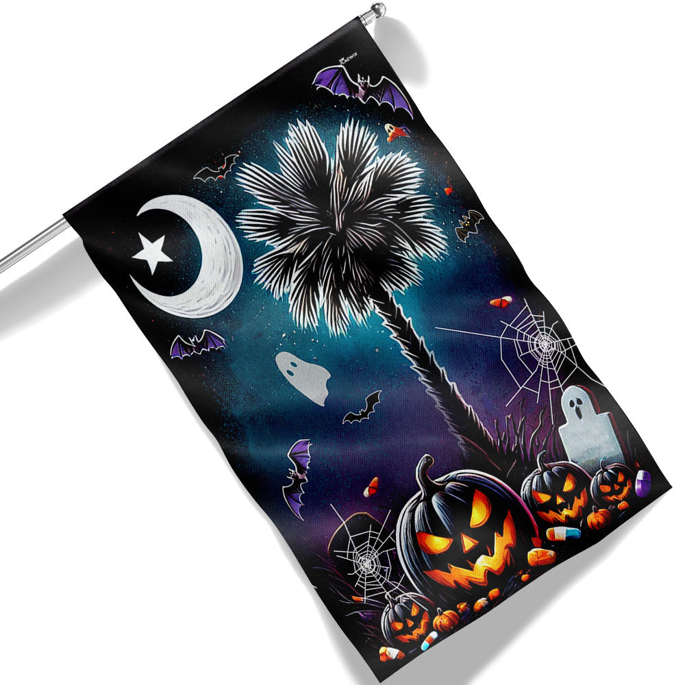 Happy Halloween South Carolina Flag