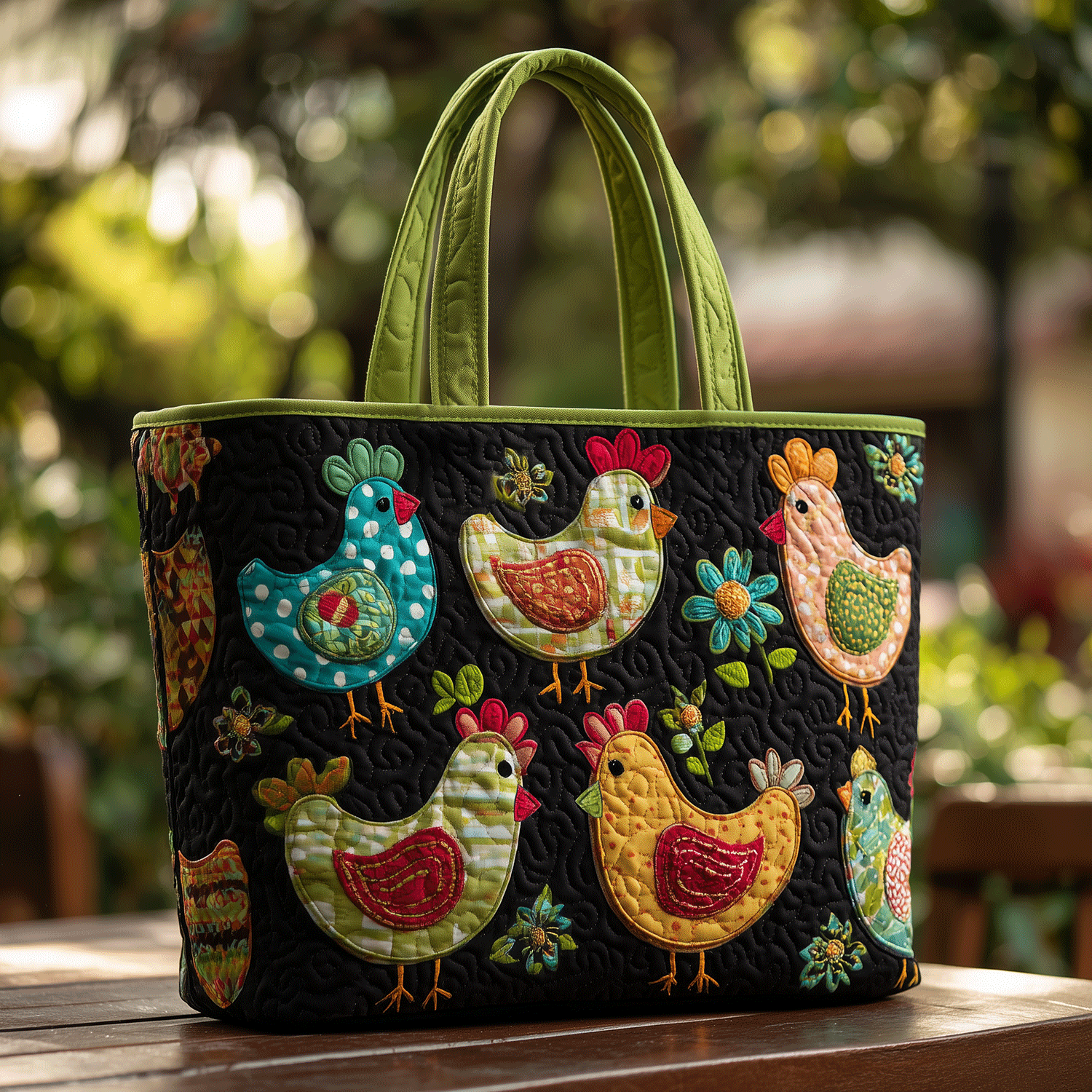 Happy Hens Quilted Tote Bag Gift Ideas For Farmers