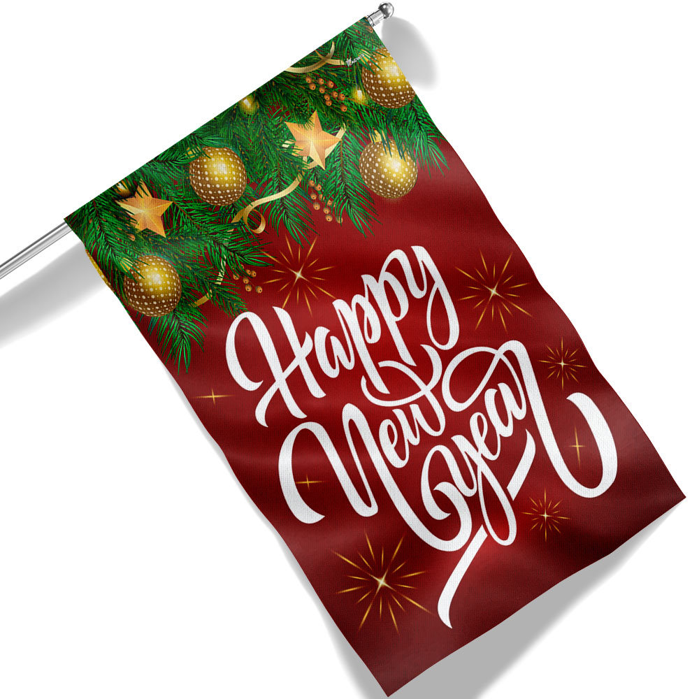 Happy New Year Flag