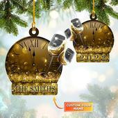 Happy New Year Ornament Times Square Clock New Year Holiday Ornament Decorating Ideas