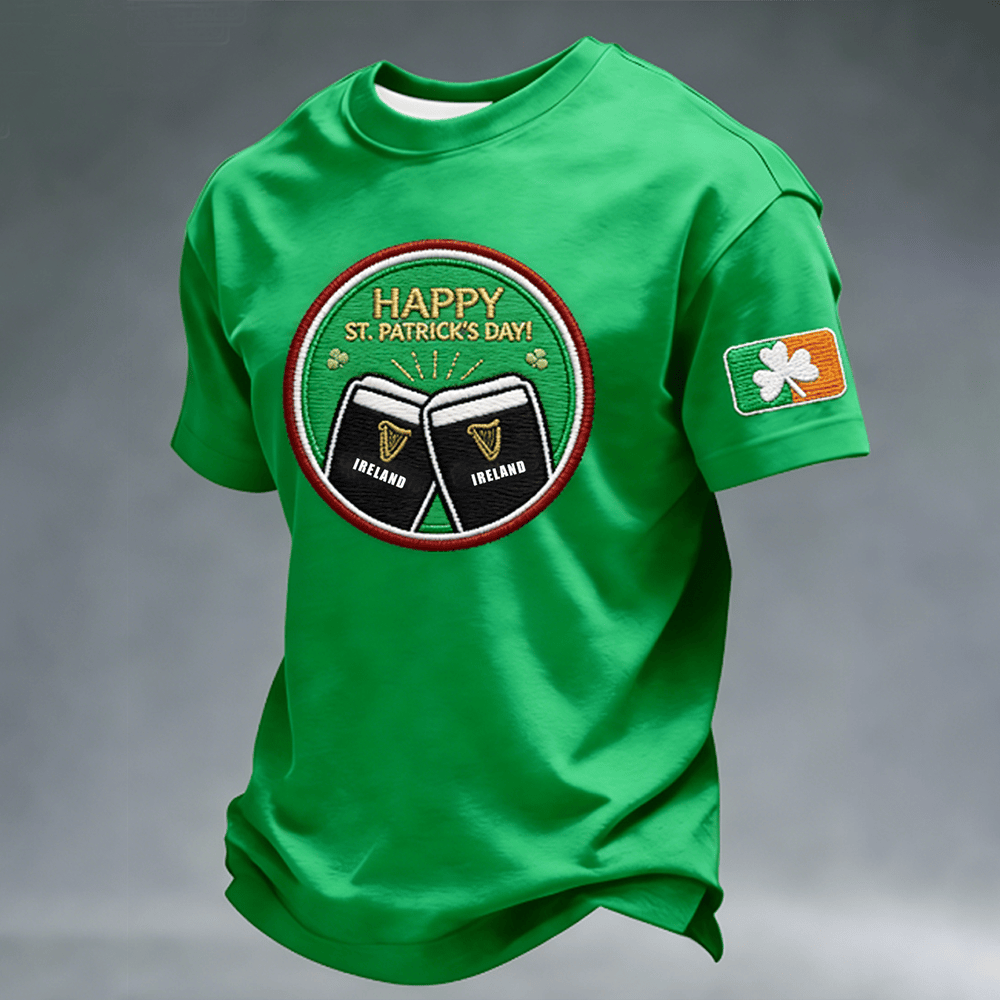 Happy St Patrick's Day Dry Irish Stout T-Shirt St Patrick's Day Clothes Best Present Ideas