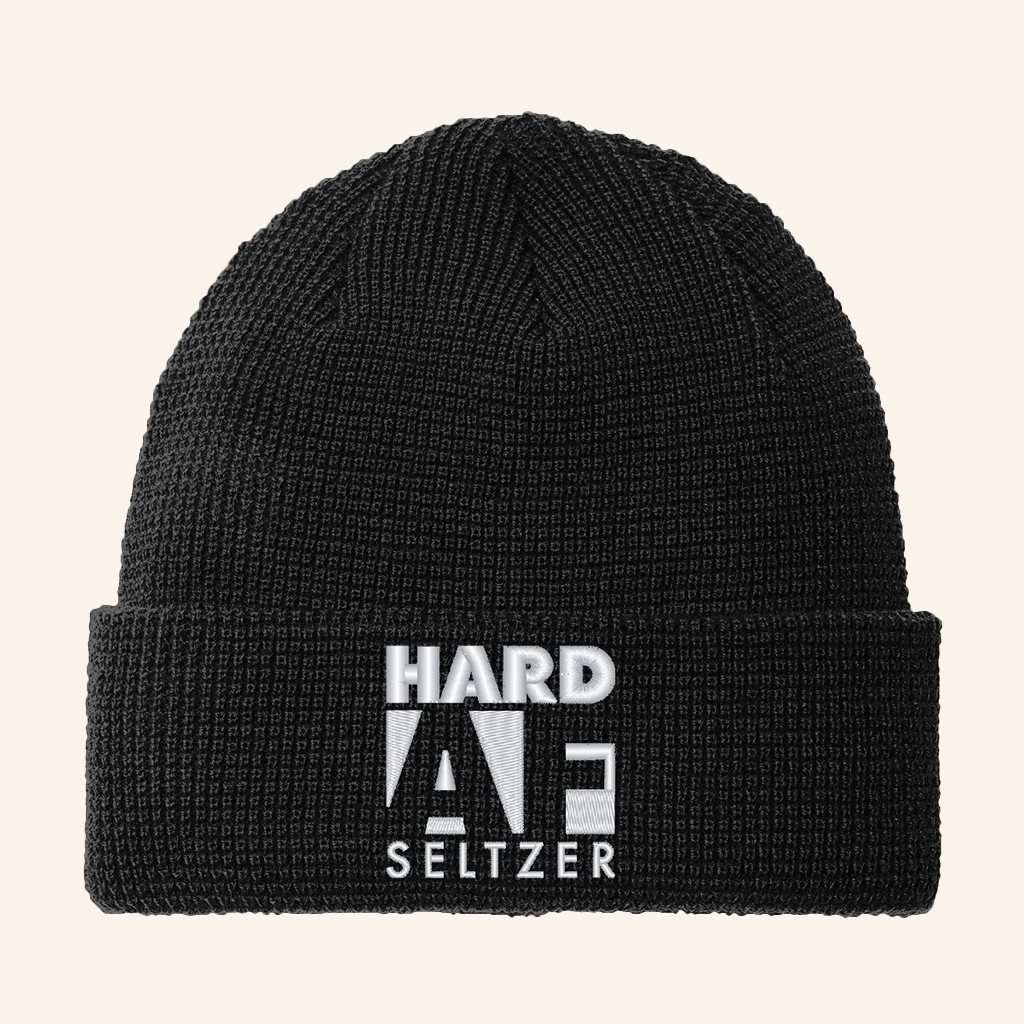 Hard AF Beanie Embroidered Hard AF Seltzer Beanie Gifts For Brothers Hard AF Beanie Embroidered Hard AF Seltzer Beanie Gifts For Brothers