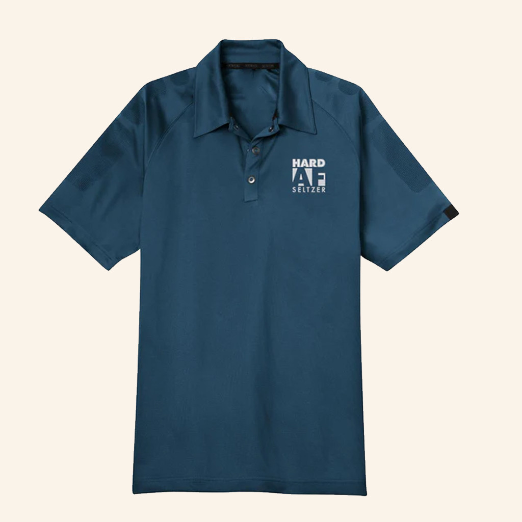 Hard AF Seltzer Polo Shirt Drinkin Bros Merch Birthday Gifts For Brothers