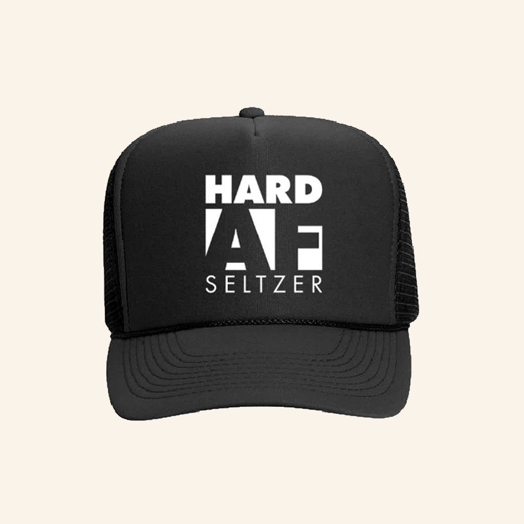Hard AF Trucker Hat Hard AF Seltzer Cap Birthday Present For Husband