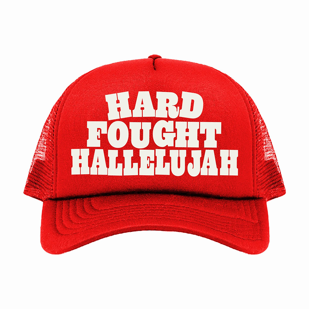 Hard Fought Hallelujah Brandon Lake Trucker Hat Brandon Lake Concert Merch Best Gift For Fans