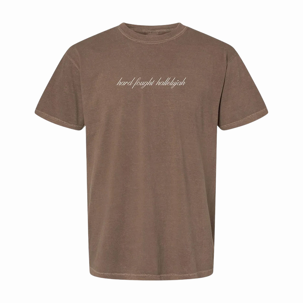 Hard Fouht Hallelujah Brandon Lake T-Shirt Music Concert Merch Brandon Lake Fans Gift For Him