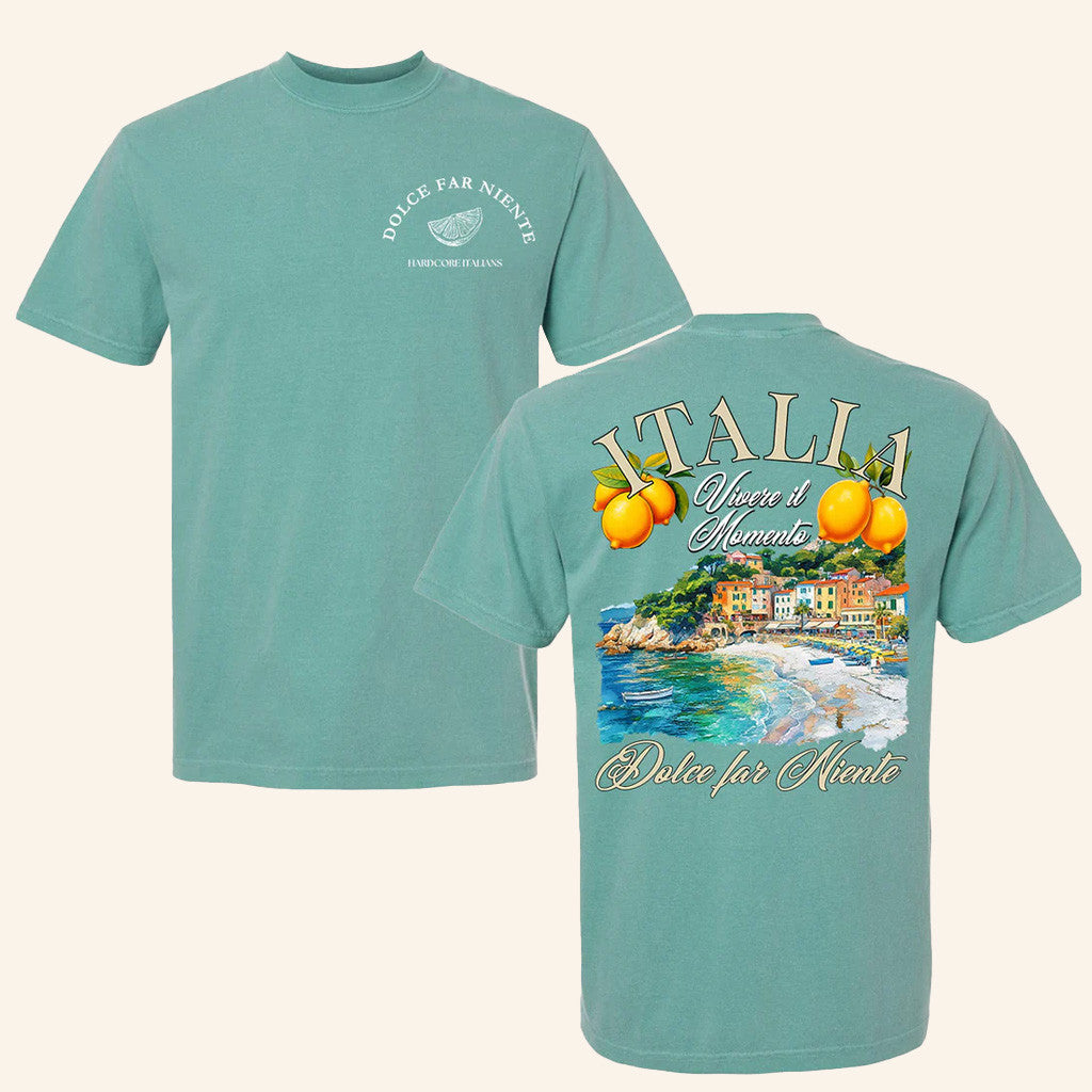 Hardcoreitalians Merch Italia Dolce Far Niente T-Shirt Unique Gift For Boyfriend