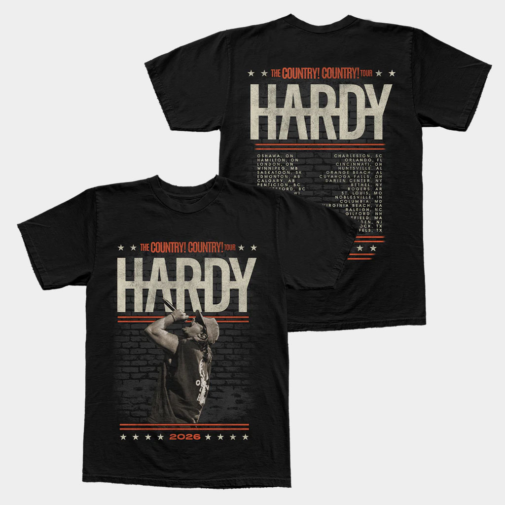 Hardy Merch Country Country Photo Tour T-Shirt Presents For Music Lovers