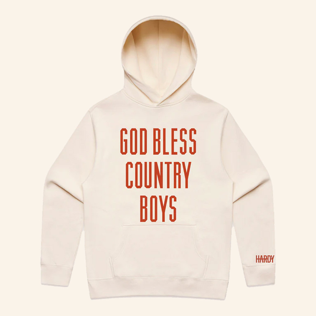 Hardy Merch God Bless Country Boys Hoodie Best Gifts For Music Lovers