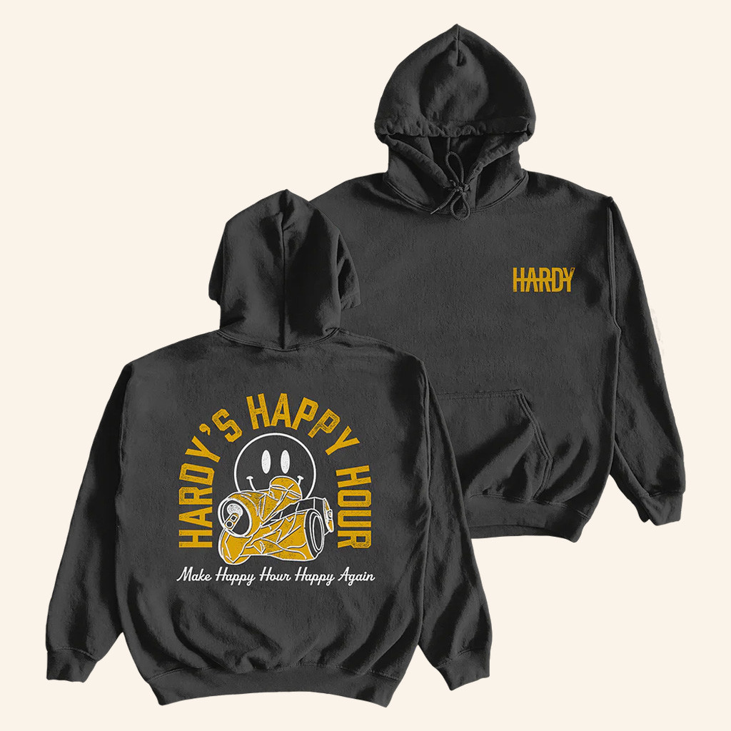 Hardy Merch Hardy's Happy Hour Hoodie Best Gifts For Music Lovers Hardy Merch Hardy's Happy Hour Hoodie Best Gifts For Music Lovers